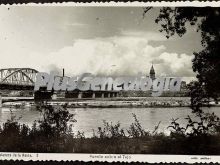 Puente sobre el río tajo a su paso por talavera de la reina (toledo)