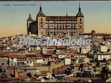 Vista parcial de toledo y el alcázar