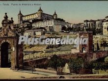 Puente de alcántara y el alcázar de toledo