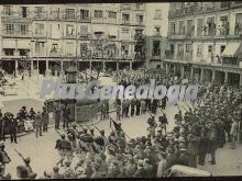 Desfile de regreso del campamento de la academia de infantería de toledo