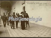 Visita de s.m. la reina al curso 1913 - 14 de la academia de infantería de toledo