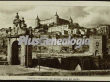 Panorama del alcázar de toledo antes del asedio