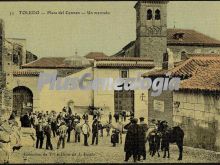 Un mercado en la plaza del carmen de toledo