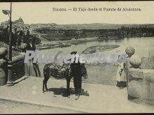 El tajo a su paso por toledo, visto desde el puente de alcántara