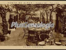 Patio comedor de la venta de aires de toledo