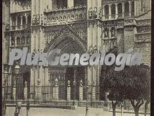 Portada de la catedral de toledo