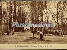 Paseo de la fuente de la niña de guadalajara