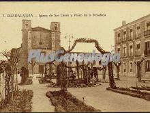 Iglesia de san ginés y paseo de la rosaleda de guadalajara