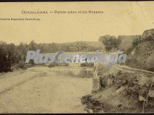 Puente de guadalajara sobre el río henares