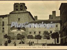 Iglesia y plaza de san pedro de molina de aragón (guadalajara)