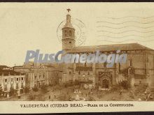 Plaza de la constitución de valdepeñas (ciudad real)