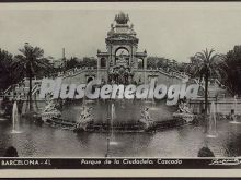 Cascada del Parque de la Ciudadela en Barcelona