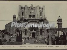 Cumbre del Tibidabo. Templo exploratorio del Sagrado Corazón en Barcelona