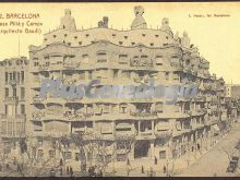 Casa Milá y Camps del arquitecto Gaudí en Barcelona