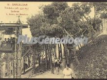 Laderas del Tibidabo (altura 532 m) en Barcelona