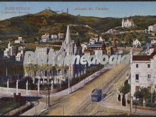 Vista de la Avenida del Tibidabo en Barcelona