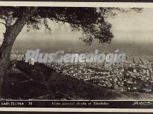 Vista parcial de Barcelona desde el Tibidabo