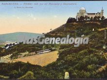 Funicular y observatorio del Tibidabo en Barcelona