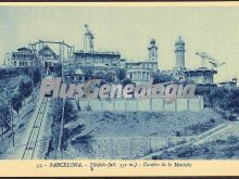 Cumbre de la montaña Tibidabo en Barcelona