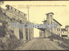 Apeadero del funicular y mentora alsina del Tibidabo en Barcelona