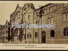Hospital de la Santa Cruz y San Pablo - Iglesia pública, casa de sacerdotes y convento de hermanos en Barcelona