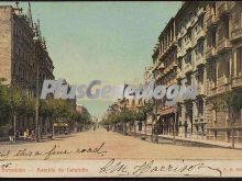 Rambla de Cataluña en Barcelona