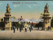 Entrada del parque en Barcelona