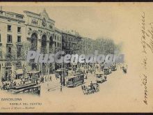 Rambla del Centro en Barcelona