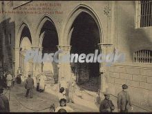 Fachada de la iglesia de san antonio abad en barcelona