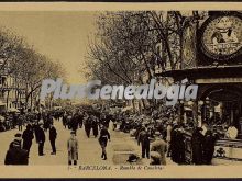 Rambla de Canaletas en Barcelona