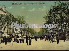 Rambla de Canaletas en Barcelona