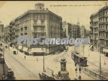 Calles de Pelayo y Balmes de Barcelona