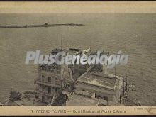 Vista de pájaro del Hotel Restaurante Monte Calvario de Arenys de Mar (Barcelona)