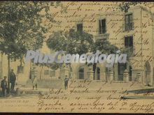 Postal dedicada de la Casa Consistorial de Arenys de Mar (Barcelona)