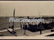 Vista de la Playa de Caldetas (Barcelona)