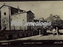 Plaza de la Feria y Castillo de Cardona (Barcelona)