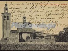 Postal dedicada del Monastir de Sant Cugat del Vallés (Barcelona)