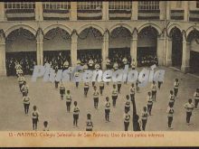 Uno de los Patios internos del Colegio salesiano de San Antonio de Mataró (Barcelona)