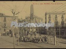 Plaza de Santa Ana de Mataró (Barcelona)