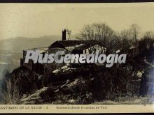 Santuario de la salud visto desde el camino de vich (barcelona)