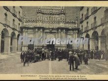 Procesión de Las Palmas del Domingo de Ramos de Montserrat (Barcelona)