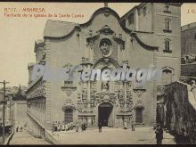 Fachada de la Iglesia de la Santa Cueva de Manresa (Barcelona)