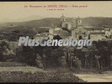 Vista general del monaserio de santa coloma de santa creus (tarragona)