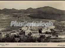 El monasterio de santa creus (tarragona) hacia levante visto de cerca