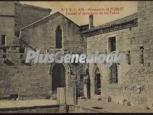 Entrada al dormitorio de los padres de poblet (tarragona)