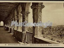 Galería de la casa de los monjes jubilados del monasterio de poblet (tarragona)