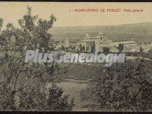 Vista general del monasterio de poblet (tarragona)