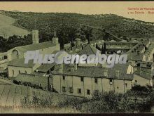 Vista de la cartuja. iglesia de montalegre (lleida)