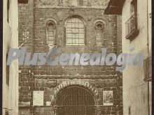 Fachada de la catedral de seo de urgel (lleida)