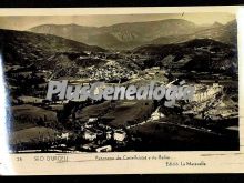 Panorama de castellciutat y rui balira de seo de urgel (lleida)